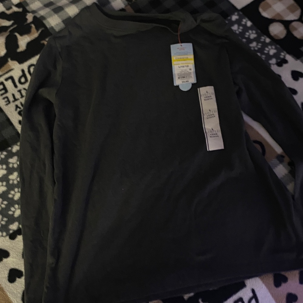 Cat & Jack Long Sleeve Tee - Dark Gray